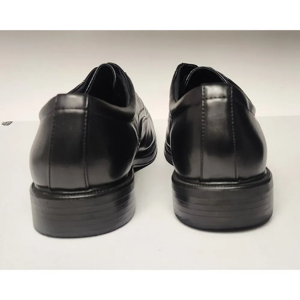 Dexflex Comfort Memory Foam Mens Leather Oxford Black Dress Shoes Size 14